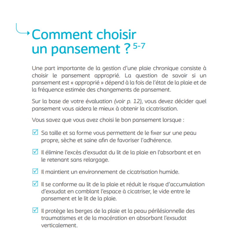 Comment choisir un pansement?